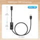 Кабель-удлинитель Cable Matters USB 2.0 с выключателем, 480Mbps, 3A, 0.9м, black - изображение 5