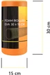 Массажный ролик Cornix EVA+ 30 x 15 см (валик, роллер) Orange (XR-0297) - изображение 4