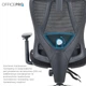 Офисное кресло OfficePro Aero OC490B Black (OC490B) - изображение 4