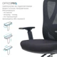 Офисное кресло OfficePro Aero OC490B Black (OC490B) - изображение 9