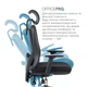 Офисное кресло OfficePro Aero OC490B Black (OC490B) - изображение 11