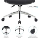 Офисное кресло OfficePro Aero OC490B Black (OC490B) - изображение 14