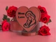 Подарункова статуетка для матері у формі серця з написом Mom Love. Aivory - зображення 1