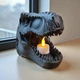 Підсвічник-органайзер у формі черепа тиранозавра T-Rex для LED свічки. Aivory - изображение 2