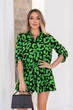 Женский костюм легкий салатово-черный L-XL с1050.382 - изображение 4