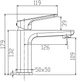 Смеситель для умывальника KOER KB-10031-12 (Цвет матовое золото) (KR5973) - изображение 2