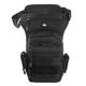 Стегнова сумка Pentagon Max S 2.0 Thigh Pouch 3.7 л. Чорний - зображення 2