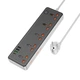 Мережевий подовжувач Hoco AC14A Rico 5-Position Socket (PD30W/1C3A) Black - зображення 1