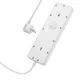 Мережевий подовжувач Hoco AC14A Rico 5-Position Socket (PD30W/1C3A) Black - зображення 2