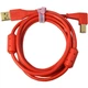 Кабель DJ TechTools USB type A - USB type B 1.5 м кутовий Червоний (5904161820338) - зображення 2
