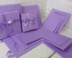 Большая подарочная раскладная коробка сюрприз 25x25х25см Party Box, Пивной бокс для напитков и закусок лавандовая - изображение 5