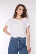 Футболка з коротким рукавом жіноча XXL колір білий YUKI ЦБ-00292227 - зображення 1