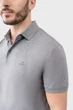Футболка-поло AVECS сіра з трикотажу Double Face 30591/14 2XL - изображение 7