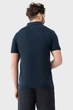 Футболка-поло AVECS блакитна з трикотажу Double Face XL - зображення 3