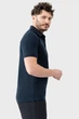 Футболка-поло AVECS синя із трикотажу Double Face 2XL - зображення 5
