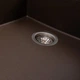 Мийка для кухні PLATINUM граніт DIAMOND 860x500мм прямокутна врізна без сифону коричнева PLS-A47492 - зображення 2