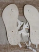 Жіночі силіконові босоніжки через палець із бантиком SP-SHOES 36 білі - зображення 4