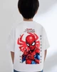 Футболка Spiderman (Человек паук ) SPIDER99560 Disney белая 158-164 см - изображение 1