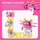 Игровая фигурка Super Wings Transform-a-Bots Golden Boy трансформер 5 см для детей 3+ пластик (EU780031) - изображение 7