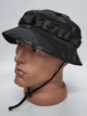 Панама тактическая Мультикам черный с велкро Multicam Black Velcro Vastline 55-56 - изображение 1