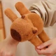 Дитяча м'яка іграшка - браслет капібара Capybara плюшева прикраса на руку для дітей, 20х14х10 см, коричневий "P" (99307558) - зображення 1