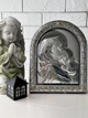 Серебряная Икона Silver Axion "Богородица" Католическая ювелирная (EPZ5-189BG-BR/S) - изображение 2