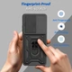Чохол Camshield з кільцем-підставкою на Motorola G77 / black - зображення 4