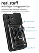 Чехол Camshield c кольцом-подставкой на Poco X8 Pro (5G) / black - изображение 2