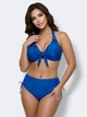 Купальник на косточках съемный поролон Sisianna 58800-5 синий 6XL - изображение 5