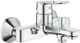 Смеситель для ванны Grohe BauLoop 23603000 с душевым гарнитуром QuickFix Vitalio Start 110 26951001 (2360326951) - изображение 2