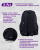 Рюкзак Zibi Black Total 42.5х30х14.5 см 18 л (ZB.700307) - изображение 16