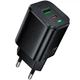 Зарядне мережеве BOROFONE BAS85A PD30W + QC3.0 (USB Type-C 3A) Fast Charge для портативних пристроїв Чорний - зображення 1