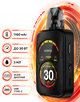 Многоразовая Pod-система Voopoo Argus A Phantom Black черный веп 30 Вт под система 1100 мАч до 3.0 Ом цинковый сплав - изображение 2