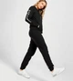 Спортивний костюм жіночий Emporio Armani EA7 (6LTVW0TJALZ1200) чорний з лого S - изображение 1