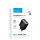 Зарядне мережеве Hoco C160A Upgrade PD65W 2хType-C 1хUSB-A для швидкої зарядки пристроїв, телефонів та планшетів Чорний - зображення 2