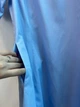 Женское хлопковое платье миди с объемными рукавами и поясом GARNI MKGRDR-6 - 46, Блакитний - изображение 3