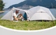 Намет туристичний 2-місний NatureHike Mongar II легкий 2.18 кг 20D nylon silicone водостійкість 4000 мм 215×135 см 2 входи 2 тамбури з footprint NH17T007-M сірий - зображення 3