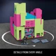 Конструктор Мега Игра в Кальмара 1735 деталей Netflix Squid Game The Staircase Mattel HYL45 - изображение 6