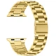 Ремінець сталевий Steel Band для Apple Watch 42 / 44 / 45 / 46 / 49 mm Gold - зображення 1