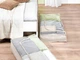 Набір чохлів для зберігання одягу Livarno Home (2 шт.) 100×15×50 см, беж - зображення 2