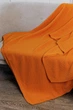 Вязаный плед MONO ПРОВАНС Абрикос, 220х240см 045033 - изображение 3