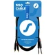 Kabel SSQ RCAJM3 2x RCA - 2x jack mono 6.3 mm 3 m (5907688758818) - obraz 4