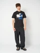 Футболка хлопковая длинная мужская Puma Graphics 69177901 S Black с принтом (4069161648724) - изображение 3