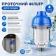 Проточный фильтр для воды AquaRitt, многоразовый, 40 мк - изображение 1