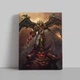 Интерьерная картина Вархаммер 40000, Сангвиний, примарх Кровавых Ангелов, Warhammer 40000, W40K, дарк фентези, 80×60 см (id7236) - изображение 3