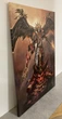 Интерьерная картина Вархаммер 40000, Сангвиний, примарх Кровавых Ангелов, Warhammer 40000, W40K, дарк фентези, 80×60 см (id7236) - изображение 5