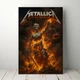 Інтер'єрна картина Metallica "And Justice for All" (1988), Металіка, треш-метал, 42×28 см (id7314) - зображення 1