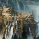 Интерьерная картина Властелин колец, Ривенделл, Lord Of The Rings, Rivendell, фентези, 60×96 см (id7315) - изображение 4