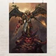 Постер Вархаммер 40000, Сангвіній, примарх Кривавих Янголів, Warhammer 40000, W40K, дарк фентезі, A3 40×30 см (id7236) - зображення 1
