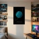 Постер Уран, Uranus, NASA, НАСА, космос, астрономия, A3 42×27 см (id7149) - изображение 2